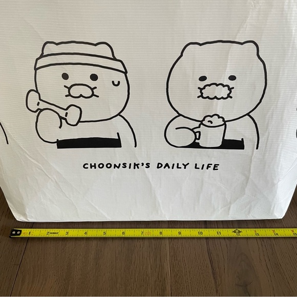 🇰🇷 KAKAO FRIENDS Choonsik’s Daily Life Reusable Bag 🇰🇷 춘식 카카오프렌스 - Picture 8 of 11